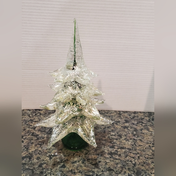 RARE Vintage Formia Murano Glass Christmas Tree Sculpture . - Picture 9 of 9
